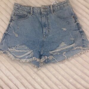 Zara denim shorts